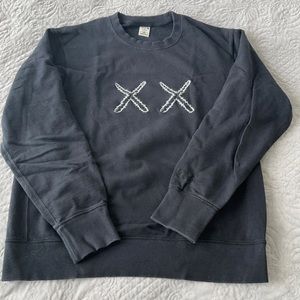 Uniqlo KAWS x Sesame Sweater (M, black)